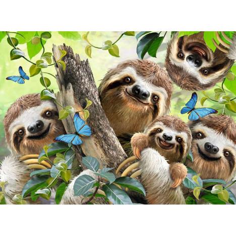 Sloth Selfie 500pc Jigsaw Puzzle Extra Image 1